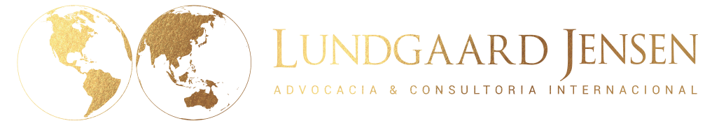 Logotipo Dourado da Lundgaard Jensen